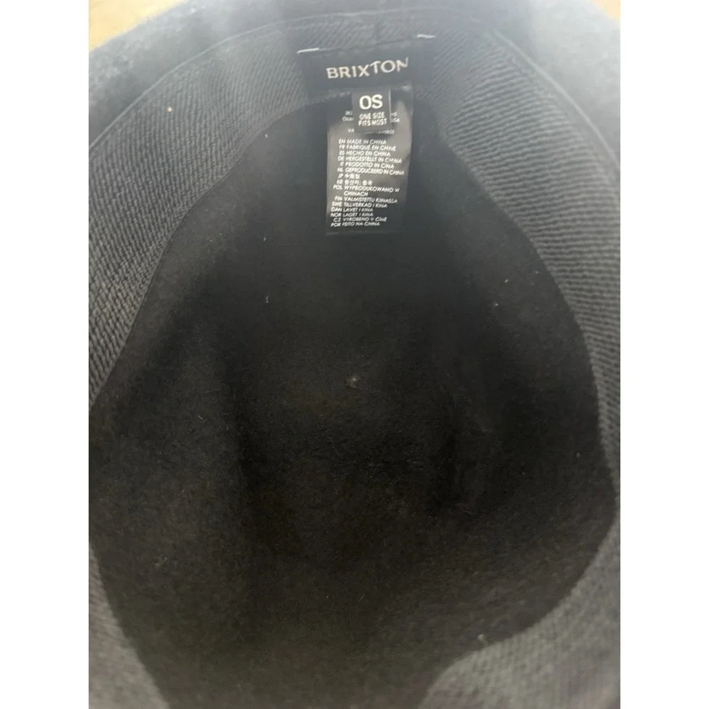 CLASSY Brixton Short Rim Felt‎ Wool Crushable Bowler Fedora Black One Size